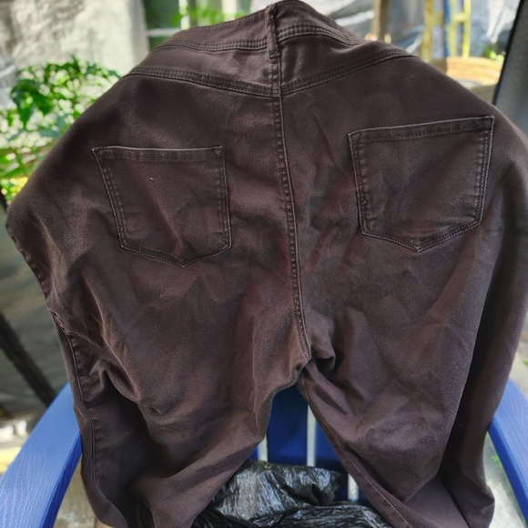 Avenue Brown Skinny Jeans - Picture 7 of 7